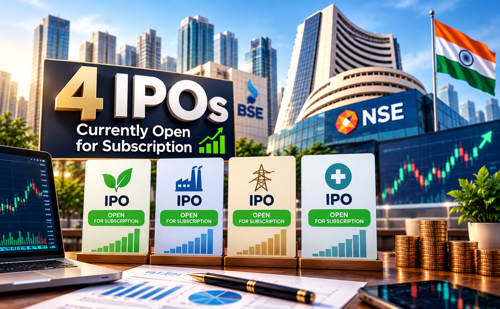 4 IPOs Now Open for Subscription in October 2026: Current Status and Closing Dates